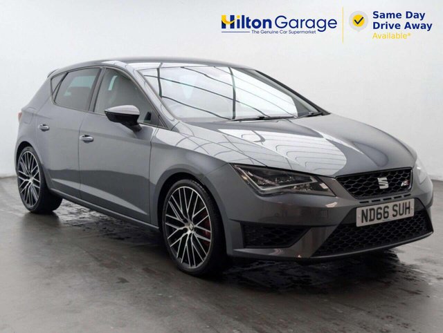 USED 2016 66 SEAT LEON 2.0 TSI Cupra 290 Black Hatchback 5dr Petrol Manual Euro 6 (s/s) (290 ps) PARKING SENSORS +ELECTRIC DOOR MIRR CLICK & COLLECT/HOME DELIVERY