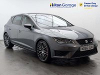 USED 2016 66 SEAT LEON 2.0 TSI Cupra 290 Black Hatchback 5dr Petrol Manual Euro 6 (s/s) (290 ps) PARKING SENSORS +ELECTRIC DOOR MIRR CLICK & COLLECT/HOME DELIVERY