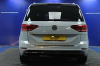 USED 2018 18 VOLKSWAGEN TOURAN 2.0 TDI R-Line MPV 5dr Diesel DSG Euro 6 (s/s) (190 ps) STUNNING WHITE SILVER !! 7 SEATER  !!