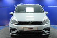 USED 2018 18 VOLKSWAGEN TOURAN 2.0 TDI R-Line MPV 5dr Diesel DSG Euro 6 (s/s) (190 ps) STUNNING WHITE SILVER !! 7 SEATER  !!
