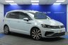 USED 2018 18 VOLKSWAGEN TOURAN 2.0 TDI R-Line MPV 5dr Diesel DSG Euro 6 (s/s) (190 ps) STUNNING WHITE SILVER !! 7 SEATER  !!
