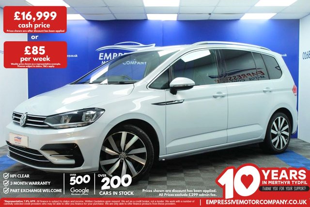 2018 VOLKSWAGEN TOURAN 2.0 TDI R LINE MPV 5DR DIESEL DSG EURO 6 S S... photo