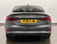 USED 2018 18 AUDI S5 3.0 TFSI V6 Sportback 5dr Petrol Tiptronic quattro Euro 6 (s/s) (354 ps) Striking Daytona Grey Pearl Paint , Full Black Nappa Leather Embossed S Seats , 19" Cavo Alloy Wheels , Privacy Glass , Light and Vision Pack