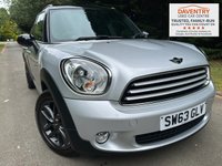 USED 2013 63 MINI COUNTRYMAN 2.0 Cooper D SUV 5dr Diesel Auto ALL4 Euro 5 (112 ps) Alloys,Parking Sensors,Service His