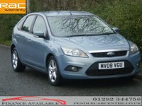 USED 2008 08 FORD FOCUS 1.8 ZETEC TDCI 5d 115 BHP 1 FORMER KEEPER + FSH, FSH STAMPS IN SERVICE BOOK WITH INVOICES.