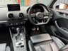 USED 2018 18 AUDI S3 2.0 TFSI Black Edition Sportback 5dr Petrol S Tronic quattro Euro 6 (s/s) (310 ps) 