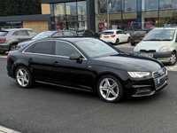 USED 2017 17 AUDI A4 2.0 TDI S line Saloon 4dr Diesel S Tronic quattro Euro 6 (s/s) (190 ps) WARRANTY INCLUDED - NATIONWIDE DELIVERY