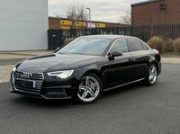 USED 2017 17 AUDI A4 2.0 TDI S line Saloon 4dr Diesel S Tronic quattro Euro 6 (s/s) (190 ps) WARRANTY INCLUDED - NATIONWIDE DELIVERY