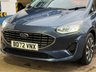 USED 2022 72 FORD FIESTA 1.0T EcoBoost MHEV Titanium Hatchback 5dr Petrol Hybrid DCT Euro 6 (s/s) (125 ps) ONLY 860 MILES, FSH