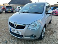 USED 2013 13 VAUXHALL AGILA 1.2 VVT ecoFLEX SE MPV 5dr Petrol Manual Euro 5 (94 ps) Very Low Mileage + &pound;35 Road Tax