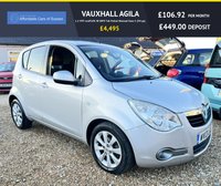 USED 2013 13 VAUXHALL AGILA 1.2 VVT ecoFLEX SE MPV 5dr Petrol Manual Euro 5 (94 ps) Very Low Mileage + &pound;35 Road Tax