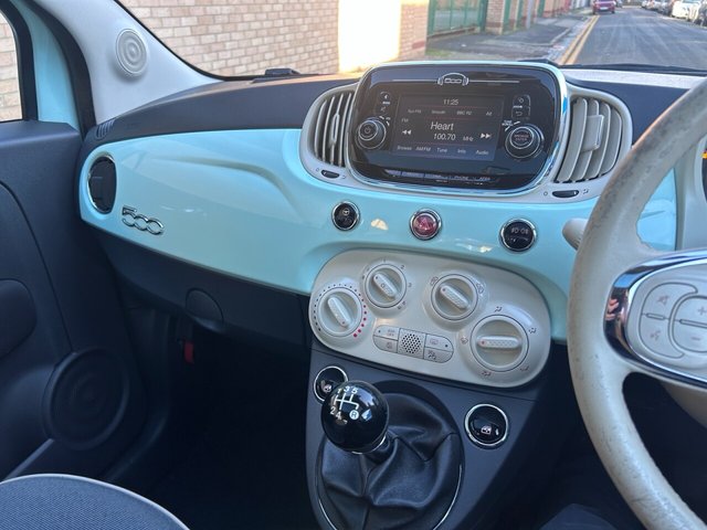 2016 FIAT 500 2016 1.2 Lounge Hatchback 3dr Petrol Manual Euro 6 (s/s) (69 bhp) - Photo 12