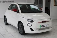 USED 2022 22 FIAT 500E 24kWh RED Hatchback 3dr Electric Auto (95 ps) 