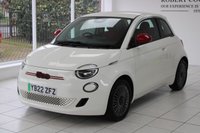 USED 2022 22 FIAT 500E 24kWh RED Hatchback 3dr Electric Auto (95 ps) 