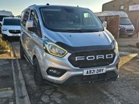 USED 2021 21 FORD TRANSIT CUSTOM 2.0 320 EcoBlue Limited Crew Van Double Cab 5dr Diesel Manual L1 H1 Euro 6 (s/s) (130 ps) 