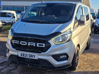 USED 2021 21 FORD TRANSIT CUSTOM 2.0 320 EcoBlue Limited Crew Van Double Cab 5dr Diesel Manual L1 H1 Euro 6 (s/s) (130 ps) 