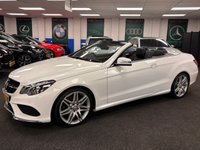USED 2016 16 MERCEDES-BENZ E-CLASS 2.1 E220d AMG Line Edition (Premium) Cabriolet 2dr Diesel G-Tronic+ Euro 6 (s/s) (177 ps) UK DELIVERY FLAT FEE &pound;250 (SUBJECT TO DEAL) *OVER 100 IMAGES ON OUR WEBSITE*BESPOKE FINANCE ARRANGED*PART EXCHANGE WELCOME*ALL VEHICLES HPI CLEAR