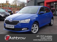 USED 2021 21 SKODA FABIA 1.0 SE 5d 60 S/S GOOD SERVICE HISTORY, 1 OWNER FROM NEW, SMARTLINK FOR APPLE CARPLAY ANDROID AUTO & MIRROR LINK (GIVES YOU SAT NAV), REAR PARKING SENSORS WITH DISPLAY, DAB RADIO, BLUETOOTH PHONE & MUSIC, SPEED LIMITER, USB INPUT, MANUAL GEARBOX, DAYTIME RUNNING LIGHTS, FRONT FOG LIGHTS, 15 INCH ALLOY WHEELS, LEATHER MULTIFUNCTION STEERING WHEEL, AIR CONDITIONING, MFD TRIP COMPUTER WITH DIGITAL SPEEDOMETER, SD CARD READER, FRONT ASSIST, ELECTRIC HEATED MIRRORS, ELECTRIC WINDOWS, ISO FIX