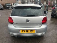 USED 2016 16 VOLKSWAGEN POLO 1.0 TSI BlueMotion Tech R-Line Hatchback 5dr Petrol Manual Euro 6 (s/s) (110 bhp) 1.0 R-LINE ONE LADY OWNER FROM NEW ONLY 23,000 MILES