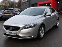 USED 2013 63 VOLVO V40 1.6 D2 SE 5d 115 S/S &pound;20 ROAD TAX (88 G/KM), GOOD SERVICE HISTORY, FULL BLACK LEATHER INTERIOR, REAR PARK ASSIST, CRUISE CONTROL & SPEED LIMITER, DAB RADIO, BLUETOOTH, POWER FOLDING MIRRORS, AUTOMATIC HEADLIGHTS, CLIMATE CONTROL A/C, MANUAL 6 SPEED, FRONT FOG LIGHTS, 5 SPOKE ALLOYS, SPACE SAVER SPARE, ISO FIX, ELECTRIC WINDOWS, LEATHER MFSW, TRIP COMPUTER WITH DIGITAL SPEEDO, TYRE PRESSSURE MONITOR, HEADLAMP WASHERS, ILLUMINATING VANITY MIRRORS, HEATED REAR WINDSCREEN, USB PORT, CD PLAYER, FRONT & REAR ARM RESTS