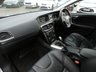 USED 2013 63 VOLVO V40 1.6 D2 SE 5d 115 S/S &pound;20 ROAD TAX (88 G/KM), GOOD SERVICE HISTORY, FULL BLACK LEATHER INTERIOR, REAR PARK ASSIST, CRUISE CONTROL & SPEED LIMITER, DAB RADIO, BLUETOOTH, POWER FOLDING MIRRORS, AUTOMATIC HEADLIGHTS, CLIMATE CONTROL A/C, MANUAL 6 SPEED, FRONT FOG LIGHTS, 5 SPOKE ALLOYS, SPACE SAVER SPARE, ISO FIX, ELECTRIC WINDOWS, LEATHER MFSW, TRIP COMPUTER WITH DIGITAL SPEEDO, TYRE PRESSSURE MONITOR, HEADLAMP WASHERS, ILLUMINATING VANITY MIRRORS, HEATED REAR WINDSCREEN, USB PORT, CD PLAYER, FRONT & REAR ARM RESTS