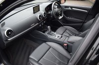 USED 2019 19 AUDI S3 2.0 TFSI Black Edition Sportback 5dr Petrol S Tronic quattro Euro 6 (s/s) (300 ps) 19" ALLOYS / TECH PACK / FSH