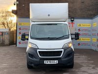 USED 2020 70 PEUGEOT BOXER 2.2 BlueHDi 335 Built for Business Luton 3dr Diesel Manual L4 Euro 6 (s/s) (165 ps) BOX/LUTON VAN, EARN&pound;&pound;&pound;