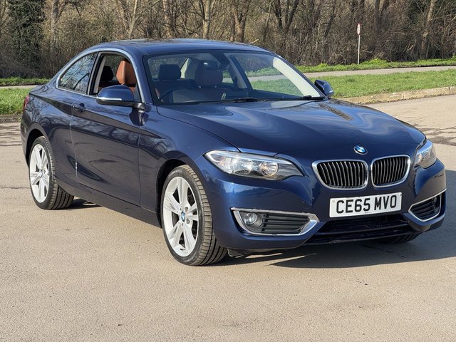 2015 65 BMW 2 SERIES 1.5 218i Luxury Coupe 2dr Petrol Manual Euro 6 (s/s) (136 ps) SAT NAV & PARKING SENSORS