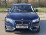 USED 2015 65 BMW 2 SERIES 1.5 218i Luxury Coupe 2dr Petrol Manual Euro 6 (s/s) (136 ps) SAT NAV & PARKING SENSORS