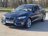 USED 2015 65 BMW 2 SERIES 1.5 218i Luxury Coupe 2dr Petrol Manual Euro 6 (s/s) (136 ps) SAT NAV & PARKING SENSORS