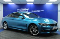 USED 2018 18 BMW 4 SERIES 2.0 420i M Sport Coupe 2dr Petrol Auto xDrive Euro 6 (s/s) (184 ps) STUNNING SNAPPER ROCKS BLUE !!