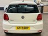USED 2017 17 VOLKSWAGEN POLO 1.0 BlueMotion Tech Match Edition Apple Car Play 5 Door Petrol Manual Euro 6 (s/s) (60 ps) 8 SERVICES INCLUDING BELT
