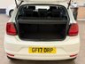 USED 2017 17 VOLKSWAGEN POLO 1.0 BlueMotion Tech Match Edition Apple Car Play 5 Door Petrol Manual Euro 6 (s/s) (60 ps) 8 SERVICES INCLUDING BELT