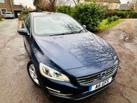 USED 2014 64 VOLVO S60 2.0 D4 SE Lux Nav Saloon 4dr Diesel Geartronic Euro 6 (s/s) (181 ps) LOW MILES+LEATHER+SAT NAV+ULEZ