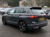 USED 2023 23 VOLKSWAGEN TIGUAN 1.5 TSI R-Line 5d DSG 150 S/S SAT NAV, VIRTUAL COCKPIT, HEATED FRONT SEATS & STEERING WHEEL, IQ HEADLIGHTS, APP-CONNECT FOR APPLE CARPLAY / ANDROID AUTO, MULTICOLOUR BACKGROUND LIGHTING, DSG AUTOMATIC GEARBOX, ADAPTIVE CRUISE CONTROL, LANE ASSIST, DAB RADIO, BLUETOOTH, FRONT & REAR PARKING SENSORS WITH DISPLAY, PARK ASSIST, 20 INCH ALLOY WHEELS, ART VELOURS INTERIOR, ELECTRIC FOLDING MIRRORS, KEYLESS ENTRY & START, ADJUSTABLE DRIVING MODES, LEATHER TIPTRONIC FLAT BOTTOM STEERING WHEEL, 1 OWNER FROM NEW, SERVICE HISTORY