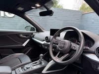 USED 2018 18 AUDI Q2 1.4 TFSI CoD S line SUV 5dr Petrol S Tronic Euro 6 (s/s) (150 ps) Climate control A/C, Part Leather S Line Interior, Apple Car Play, Sat Nav, Cruise Control, Bluetooth, Voice Control, USB Input, Paddleshift Gears, Auto Wipers, Dynamic Drive modes, Heated Folding Wingmirrors, DAB radio, LED Daytime Running Lights, Rear Parking Sensors, Auto Headlights, 18 Inch Alloy Wheels.