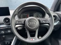 USED 2018 18 AUDI Q2 1.4 TFSI CoD S line SUV 5dr Petrol S Tronic Euro 6 (s/s) (150 ps) Climate control A/C, Part Leather S Line Interior, Apple Car Play, Sat Nav, Cruise Control, Bluetooth, Voice Control, USB Input, Paddleshift Gears, Auto Wipers, Dynamic Drive modes, Heated Folding Wingmirrors, DAB radio, LED Daytime Running Lights, Rear Parking Sensors, Auto Headlights, 18 Inch Alloy Wheels.