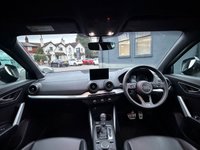 USED 2018 18 AUDI Q2 1.4 TFSI CoD S line SUV 5dr Petrol S Tronic Euro 6 (s/s) (150 ps) Climate control A/C, Part Leather S Line Interior, Apple Car Play, Sat Nav, Cruise Control, Bluetooth, Voice Control, USB Input, Paddleshift Gears, Auto Wipers, Dynamic Drive modes, Heated Folding Wingmirrors, DAB radio, LED Daytime Running Lights, Rear Parking Sensors, Auto Headlights, 18 Inch Alloy Wheels.