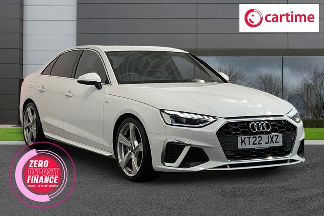 2022 Audi A4 2.0 TFSI 40 S line Saloon 4dr Petrol S Tronic Euro 6 (s/s) (204 ps) Rear View Camera, Audi Smartphone Interface, High Gloss Package, LED Interior Light Pack, Heated Front Seats 2022 photo