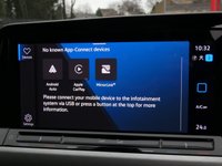 USED 2023 23 VOLKSWAGEN GOLF 1.5 TSI Life 5d 130 S/S 17 INCH VENTURA ALLOYS, PRIVACY GLASS, SPACE SAVER SPARE, SAT NAV, WIRELESS APPLE CARPLAY / ANDROID AUTO, ACTIVE INFO DISPLAY VIRTUAL COCKPIT, WIRELESS PHONE CHARGER, DAB RADIO, BLUETOOTH, LANE ASSIST, FRONT ASSIST, ADAPTIVE CRUISE CONTROL & SPEED LIMITER, FRONT & REAR PARKING SENSORS WITH DISPLAY, LEATHER FLAT BOTTOM MULTIFUNCTION STEERING WHEEL, KEYLESS START, RAIN & LIGHT SENSORS, AUTO HOLD, 4x USB PORTS, CLIMATE CONTROL, ILLUMINATING VANITY MIRRORS, 1 OWNER FROM NEW, GOOD SERVICE HISTORY