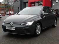 USED 2020 70 VOLKSWAGEN GOLF 1.5 TSI Life 5d 130 S/S 1 OWNER, FULL SERVICE HISTORY, SAT NAV, APP-CONNECT FOR WIRELESS APPLE CARPLAY / ANDROID AUTO, ACTIVE INFO DISPLAY VIRTUAL COCKPIT, WIRELESS PHONE CHARGER, DAB RADIO, BLUETOOTH, LANE ASSIST, FRONT ASSIST, ADAPTIVE CRUISE CONTROL & SPEED LIMITER, FRONT & REAR PARKING SENSORS WITH DISPLAY, LEATHER FLAT BOTTOM MULTIFUNCTION STEERING WHEEL, KEYLESS START, RAIN & LIGHT SENSORS, AUTO HOLD, 4x USB PORTS, CLIMATE CONTROL, ILLUMINATING VANITY MIRRORS, DIGITAL SPEEDO, MANAUL 6 SPEED