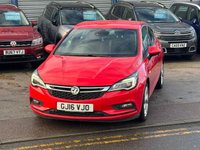 USED 2016 16 VAUXHALL ASTRA 1.6 CDTi BlueInjection SRi Hatchback 5dr Diesel Manual Euro 6 (s/s) (136 ps) 12 M AA ROADSIDE AND 3 M WARRANTY