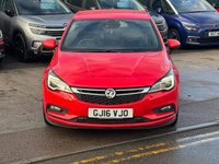 USED 2016 16 VAUXHALL ASTRA 1.6 CDTi BlueInjection SRi Hatchback 5dr Diesel Manual Euro 6 (s/s) (136 ps) 12 M AA ROADSIDE AND 3 M WARRANTY