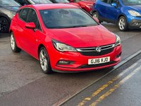 USED 2016 16 VAUXHALL ASTRA 1.6 CDTi BlueInjection SRi Hatchback 5dr Diesel Manual Euro 6 (s/s) (136 ps) 12 M AA ROADSIDE AND 3 M WARRANTY