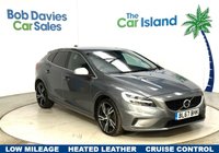 USED 2018 67 VOLVO V40 1.5 T2 R-Design Pro Hatchback 5dr Petrol Auto Euro 6 (s/s) (122 ps) AUTO with SATNAV Heated Leather Park Assist 18" Alloys Privacy Glass only 32000 Miles Great Service History