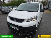 USED 2021 71 PEUGEOT E-EXPERT e 1200 75kWh Professional MWB electric panel van, Automatic, 42,000 miles, Euro 6, Sat Nav, Air Con, Parking sensors. Final price plus VAT @ 20%! This 2021 Peugeot e-Expert boasts a full service history, with its last service completed on 18th December 2024 at 31,033 miles, and has had only one owner from new. This electric panel van, the e 1200 Professional Standard MWB 6dr, offers a 75 kWh battery with a maximum range of 211 miles when new. It comes equipped with a 7in Capacitive Colour Touchscreen supporting Android Auto and Apple CarPlay, Bluetooth connectivity, and a Visibility Pack including automatic headlights. For comfort and con