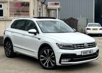 USED 2017 67 VOLKSWAGEN TIGUAN 2.0 TDI R-Line SUV 5dr Diesel DSG 4Motion Euro 6 (s/s) (190 ps) - F/S/H - APPLE CAR PLAY - SAT NAV - HEATED SEATS - PAN ROOF - P/SENSORS - ADAPTIVE CRUISE