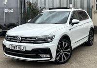 USED 2017 67 VOLKSWAGEN TIGUAN 2.0 TDI R-Line SUV 5dr Diesel DSG 4Motion Euro 6 (s/s) (190 ps) - F/S/H - APPLE CAR PLAY - SAT NAV - HEATED SEATS - PAN ROOF - P/SENSORS - ADAPTIVE CRUISE