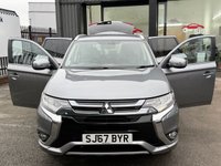 USED 2017 67 MITSUBISHI OUTLANDER 2.0h 12kWh Juro SUV 5dr Petrol Plug-in Hybrid CVT 4WD Euro 6 (s/s) (200 ps) SERVICE HISTORY, HEATED FRONT SEATS
