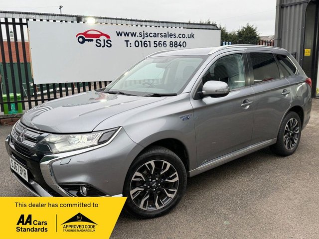 2017 67 Mitsubishi Outlander 2.0h 12kWh Juro SUV 5dr Petrol Plug-in Hybrid CVT 4WD Euro 6 (s/s) (200 ps)